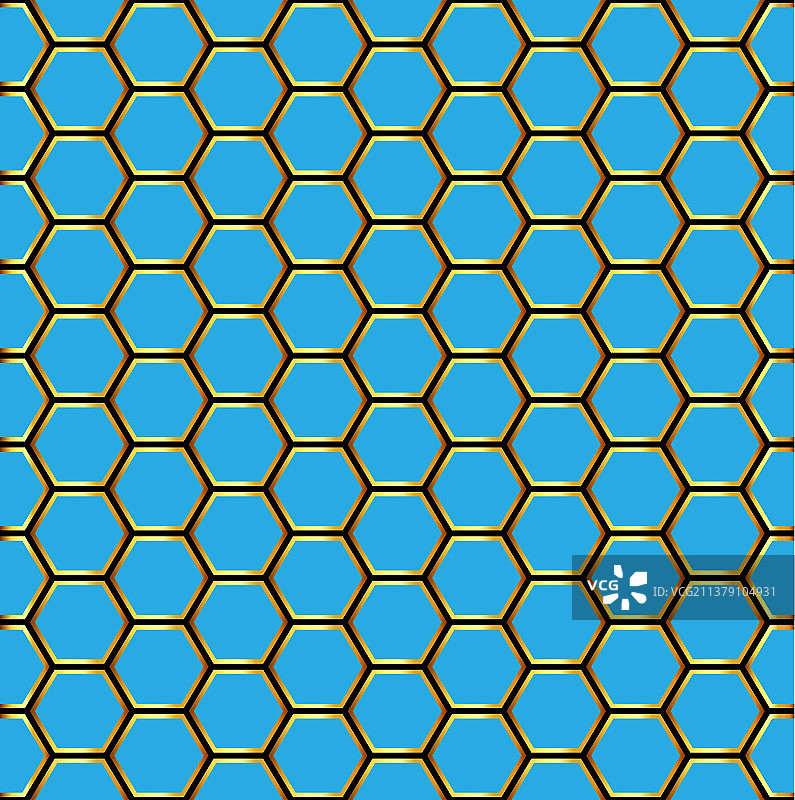六边形蜂窝纹理无缝图案图片素材
