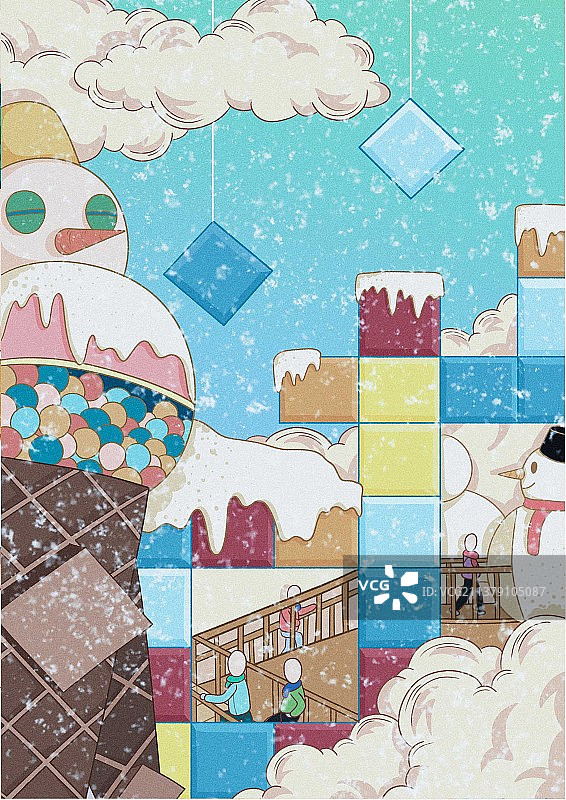 趣味节气-大雪图片素材