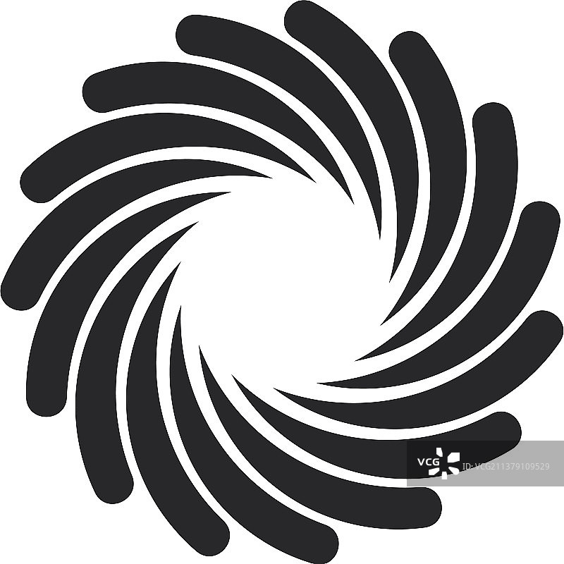 商务logo漩涡波浪和螺旋图标图片素材