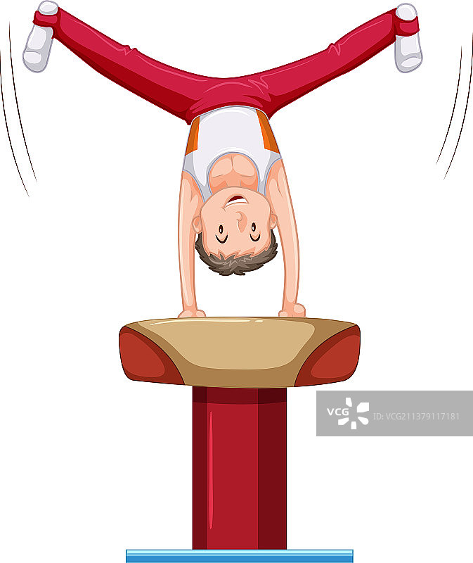 白色背景上的运动人群图片素材