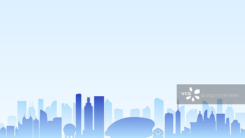 大连简约城市PPT背景图片素材