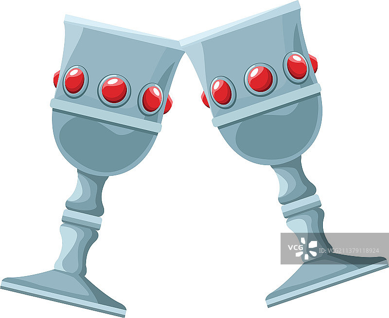 卡通钻石奢华圣杯图片素材