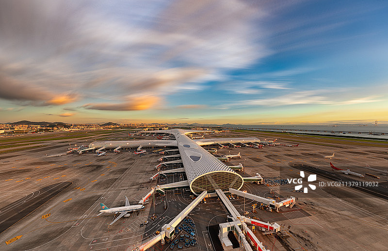 宝安国际机场图片素材