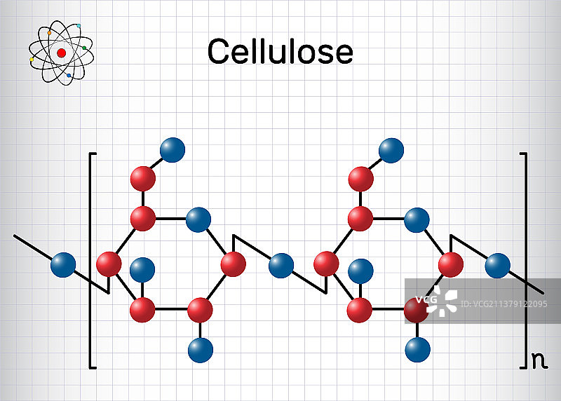 纤维素多糖分子图片素材