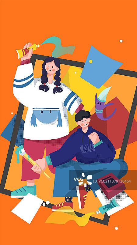 艺术画图片素材