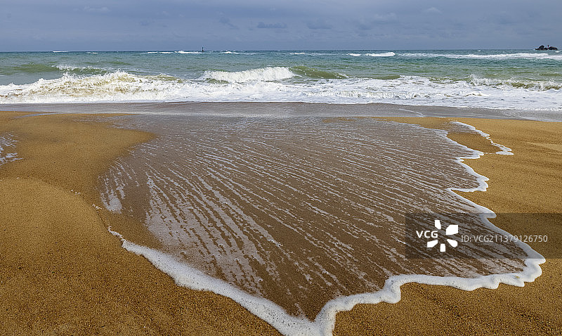 中国海南琼海博鳌玉带滩图片素材