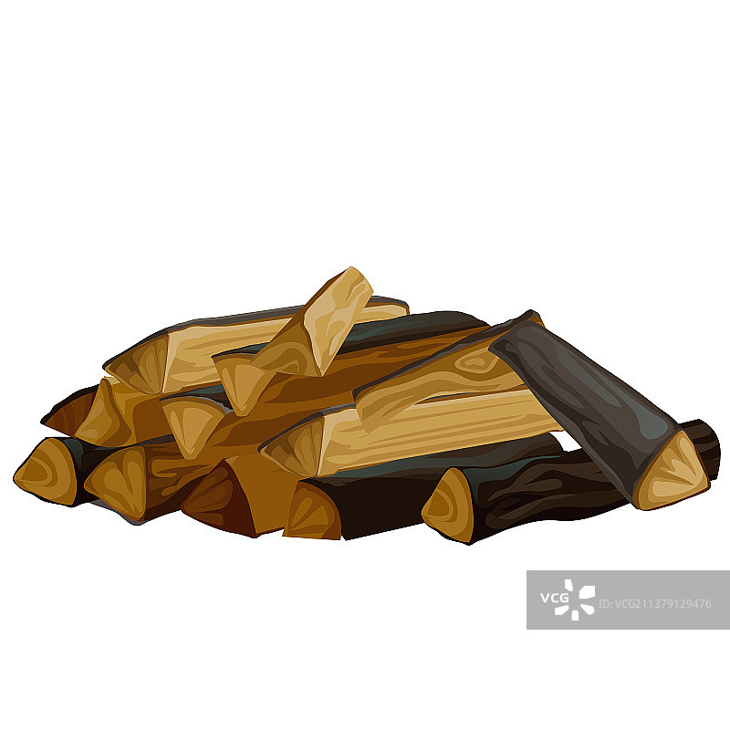 一堆干燥的炉灶柴火图片素材