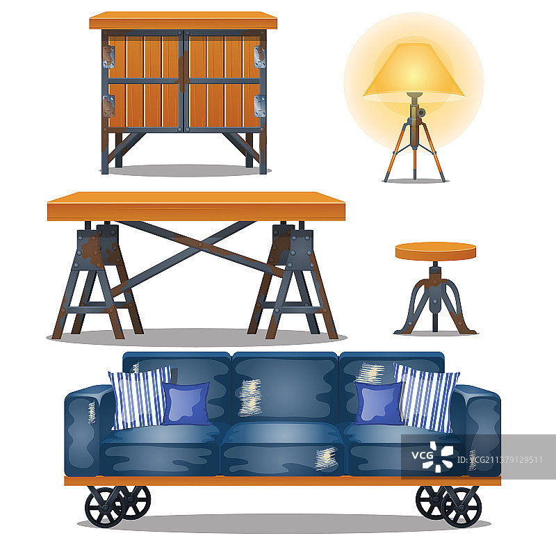 工作室风格家具合集图片素材