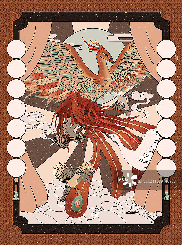 寓言故事—百鸟朝凤图片素材