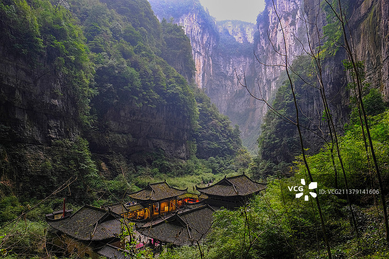重庆天坑地缝图片素材