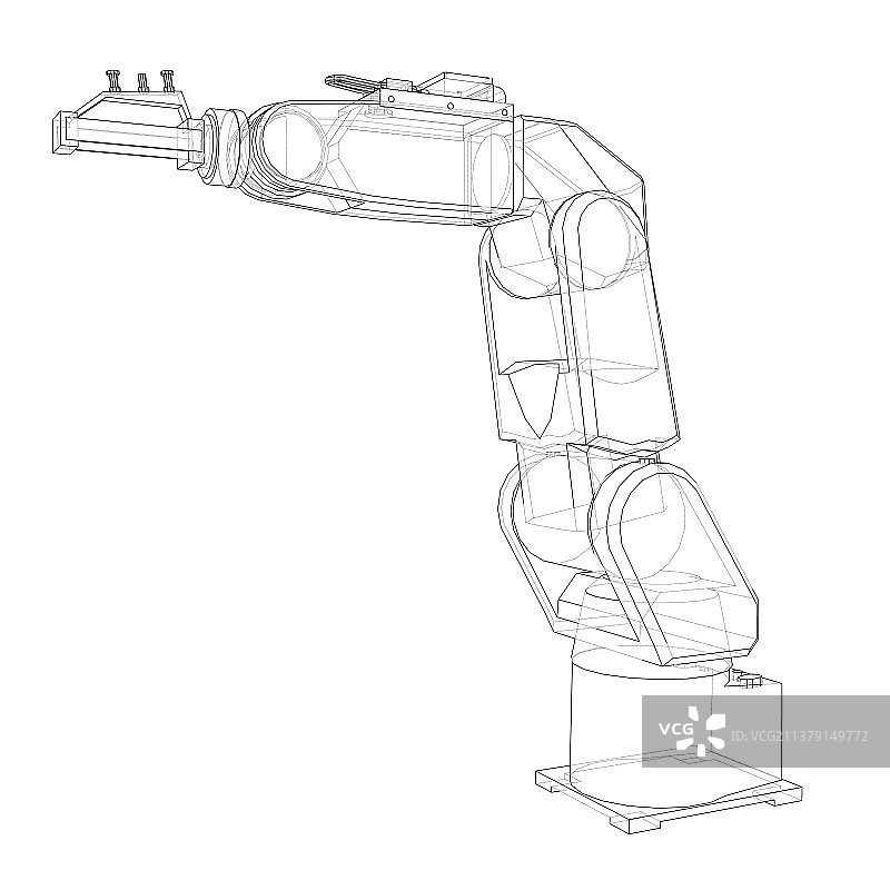 工业机器人机械手图片素材