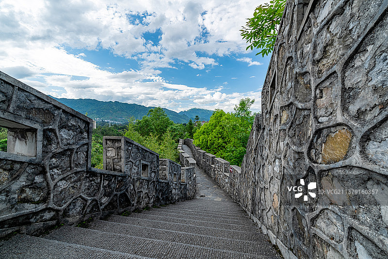 恩施土司城古建筑风光图片素材