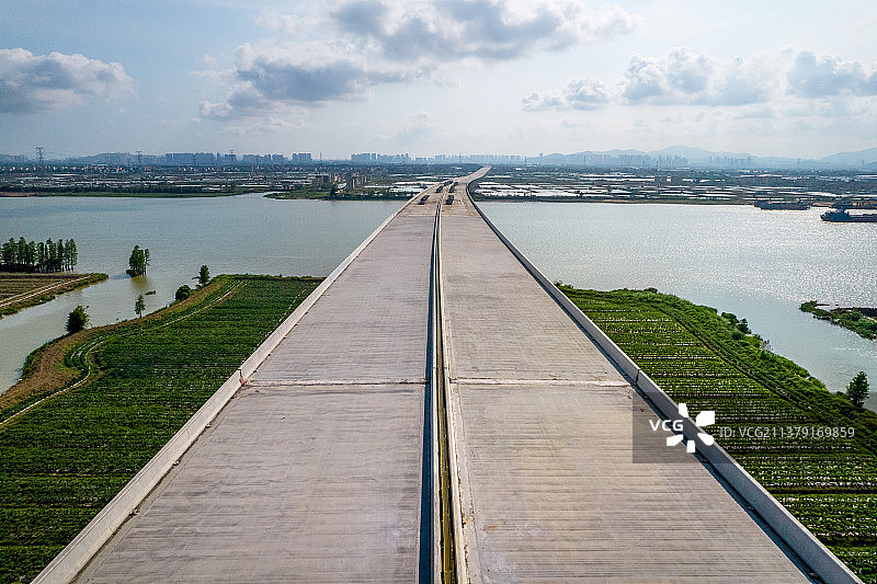 珠海香海大桥建设图片素材