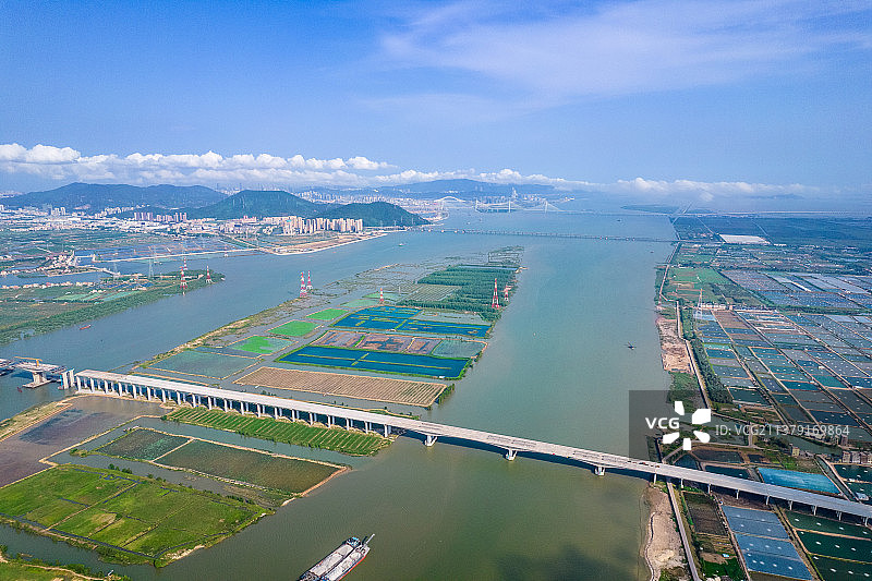 珠海香海大桥建设图片素材