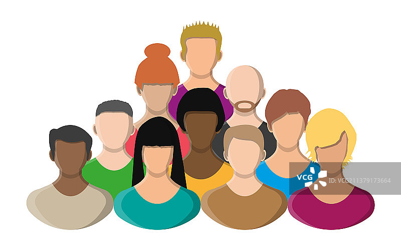 人物头像卡通形象图片素材