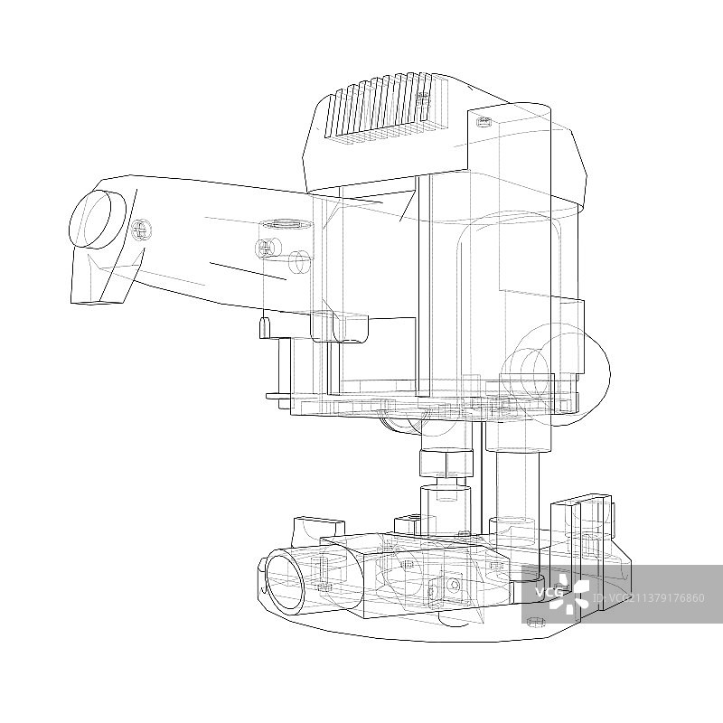 铣床轮廓图图片素材