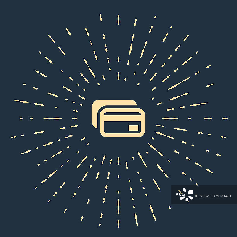 米色信用卡图标图片素材