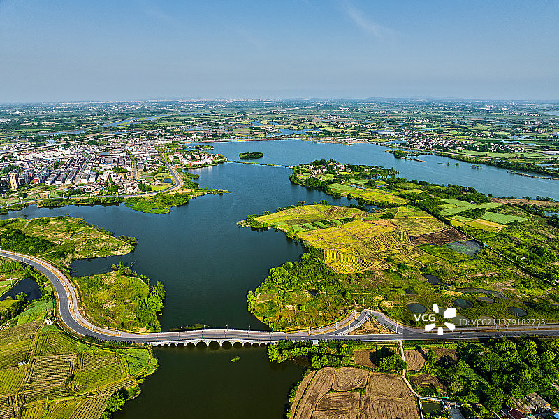 芜湖市南陵县奎湖湿地公园图片素材