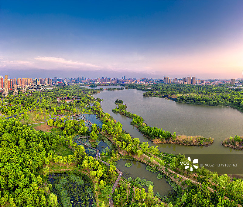 合肥南艳湖全景图片素材