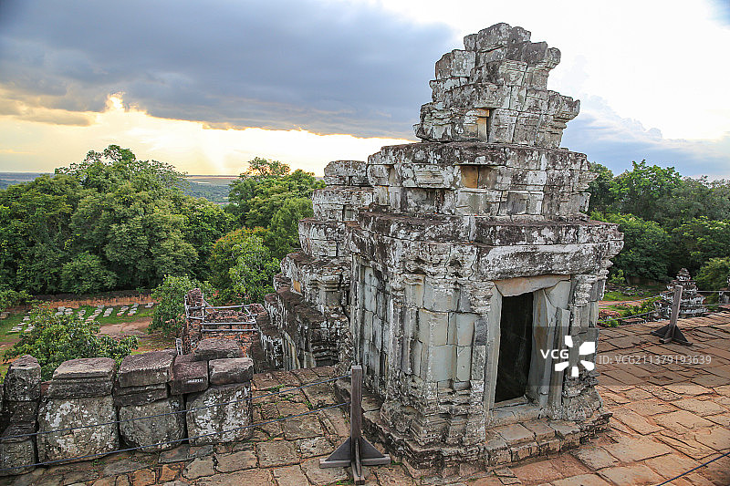 吴哥窟巴肯寺图片素材