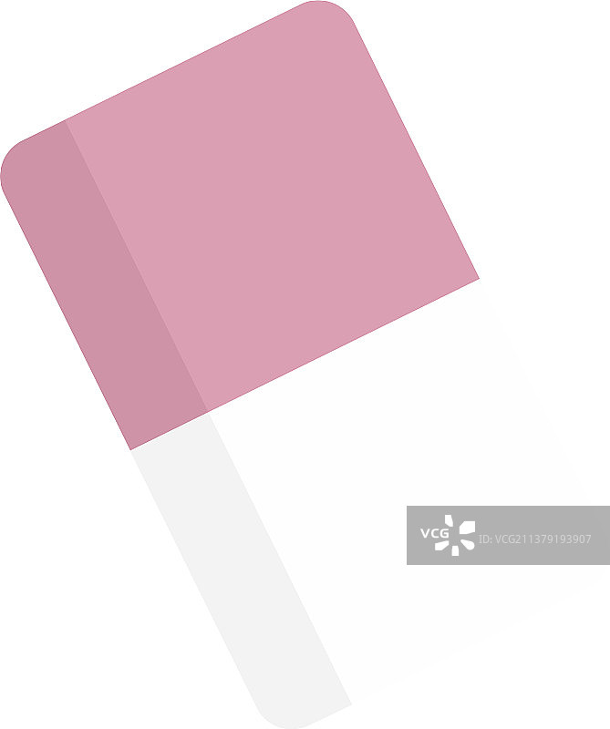 办公橡皮擦扁平风格图标图片素材