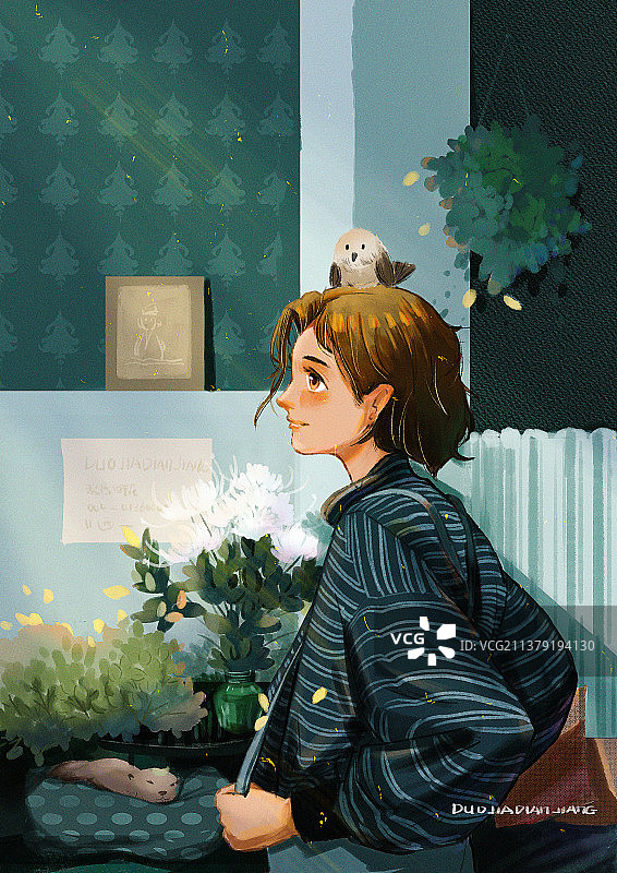 美好清晨图片素材