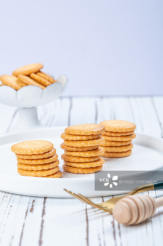 圆形小饼干图片素材