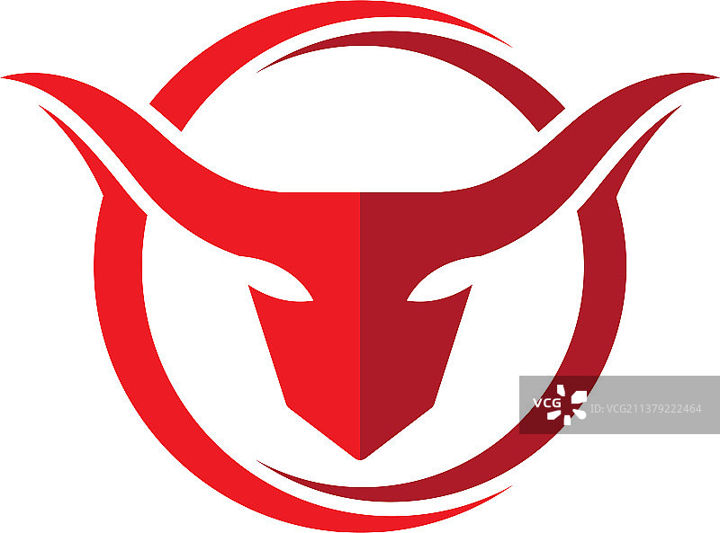 红牛金牛座标志模板图片素材