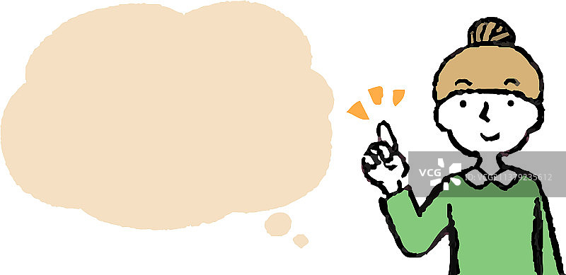 带演讲稿的女子上半身面部姿势图片素材