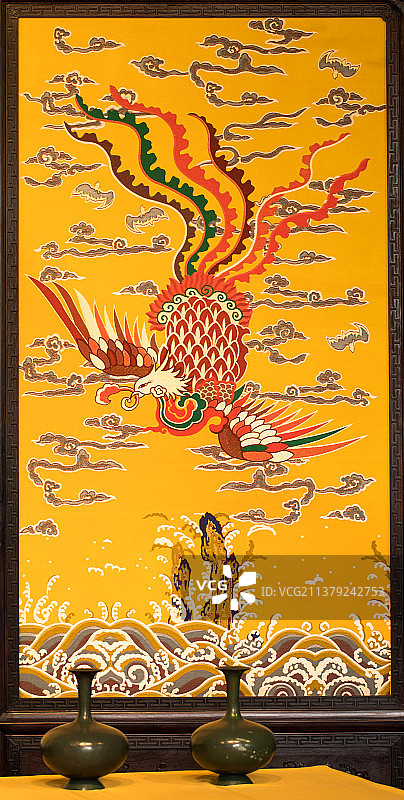 北京景山公园屏风图片素材