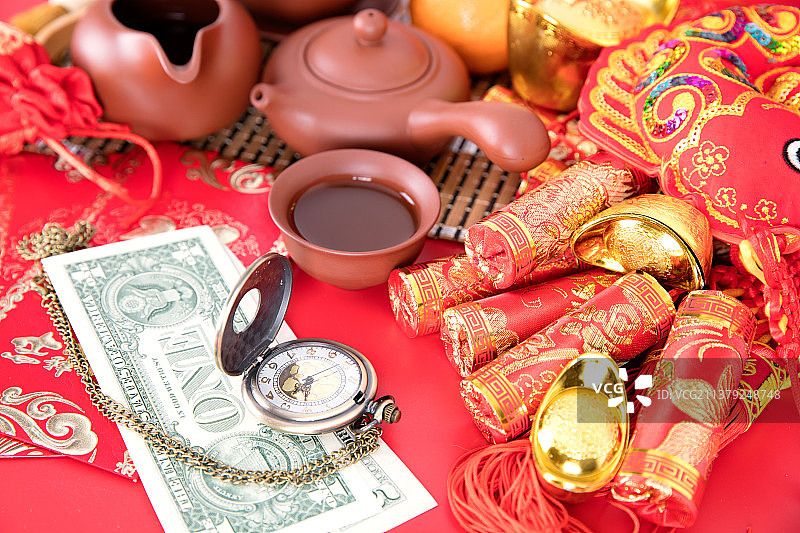 红红火火的中国新年场景图片素材