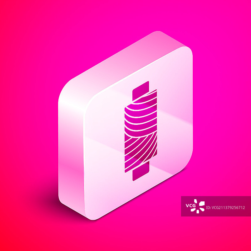 2.5D线轴缝纫线图标图片素材