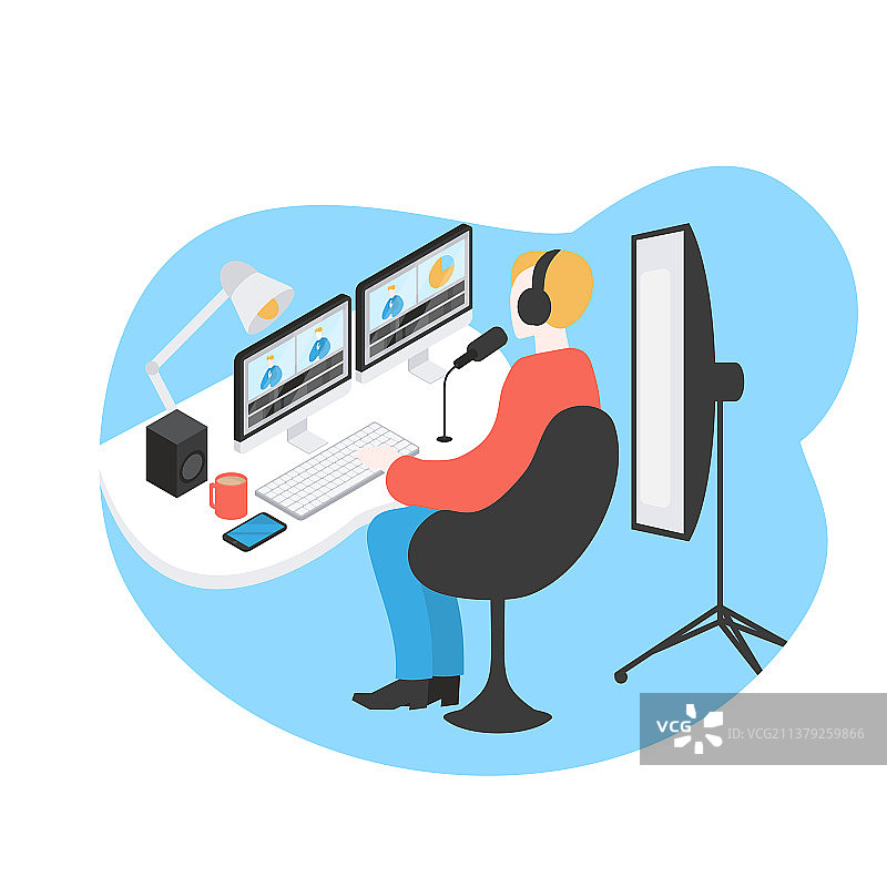 电影剪辑和声音制作电影制作人图片素材