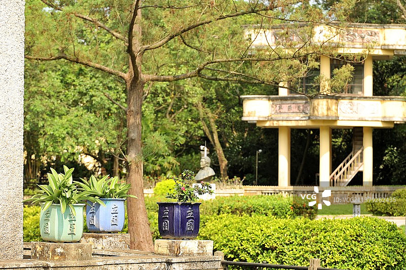 广东开平立园碉楼建筑风光图片素材