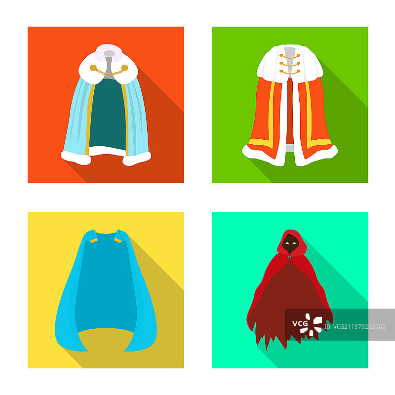 隔离的物体材料和服装标志图片素材