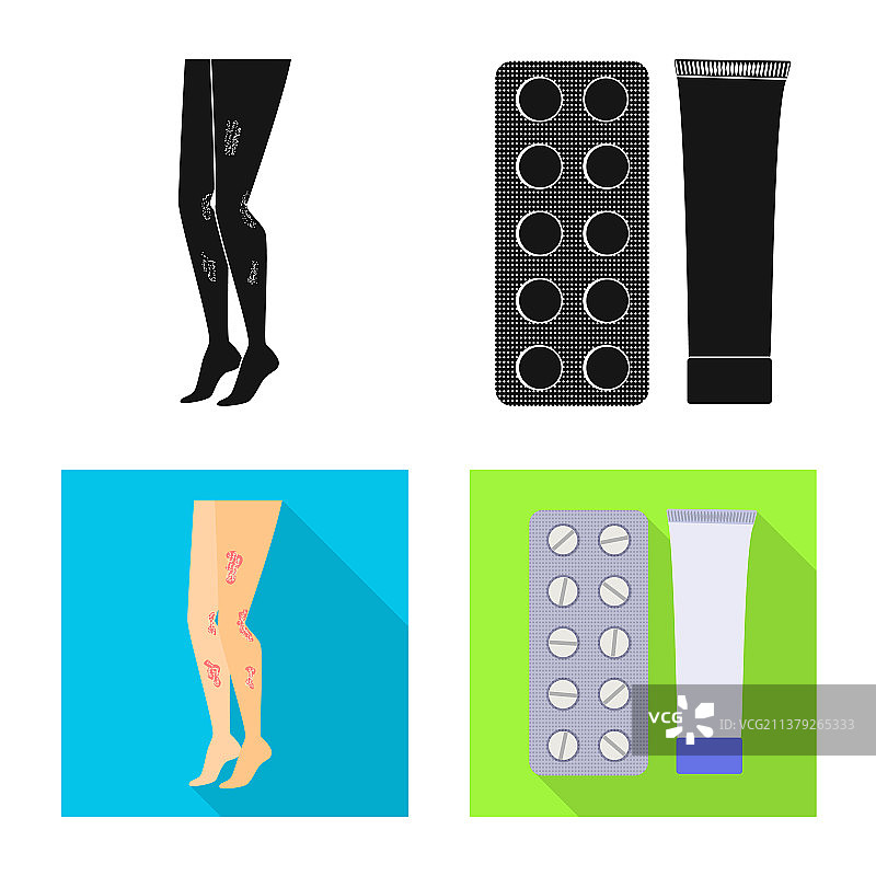 医疗与疼痛符号 isolated object图片素材