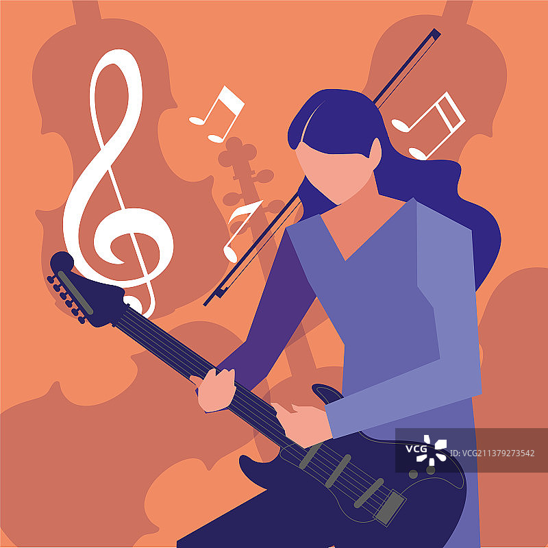弹电吉他的男人图片素材