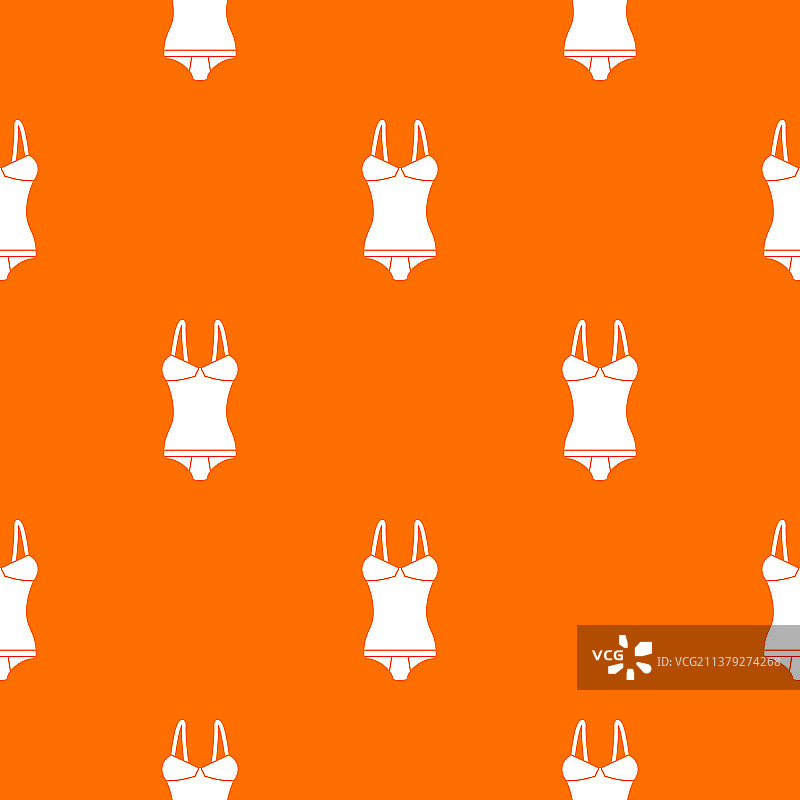 橙色睡衣图案图片素材