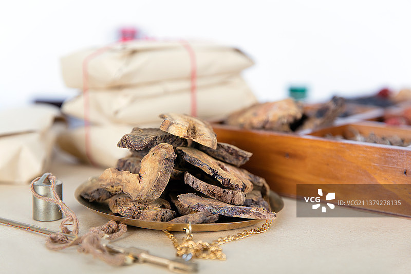 中草药大黄片图片素材