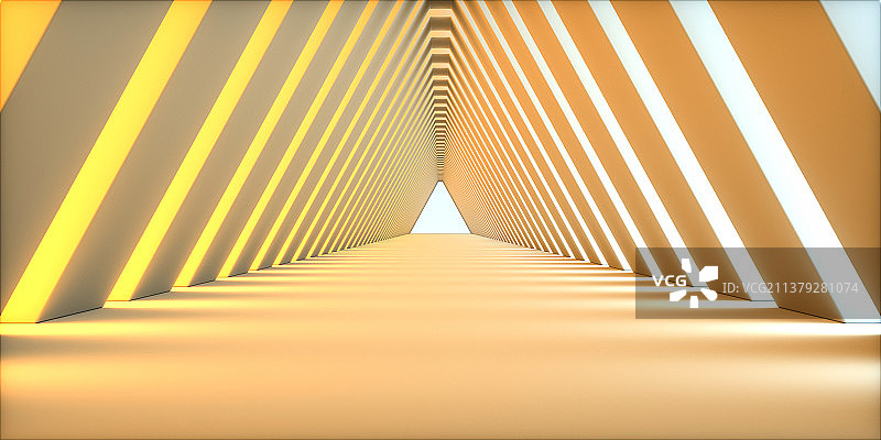 3D抽象建筑空间图片素材