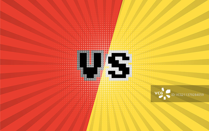 漫画风格VS对战背景图片素材