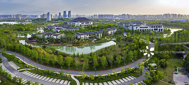 西安国际会议中心图片素材