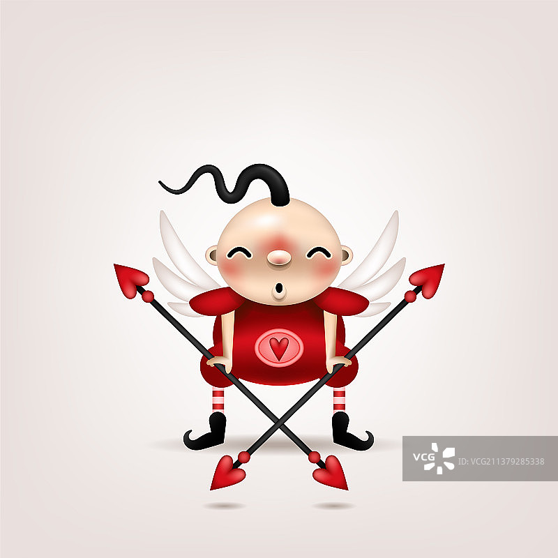 拿着棍子的棕发男孩图片素材