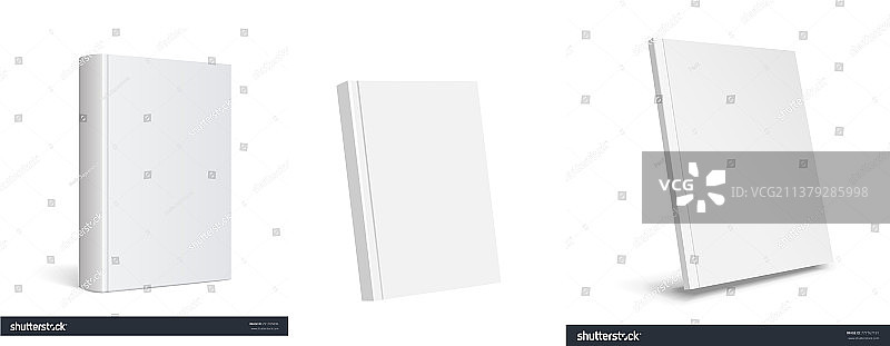 杂志书籍小册子宣传册的空白封面图片素材