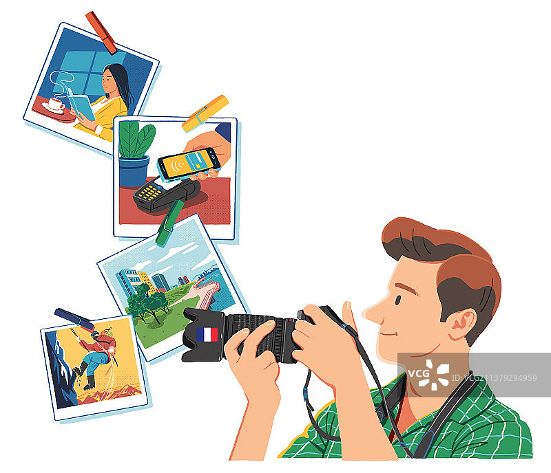 法国人眼中的中国的快速变化，让人大开眼界，蓝天白云（污染治理），移动支付，冒险精神，开放的心态等等。图片素材