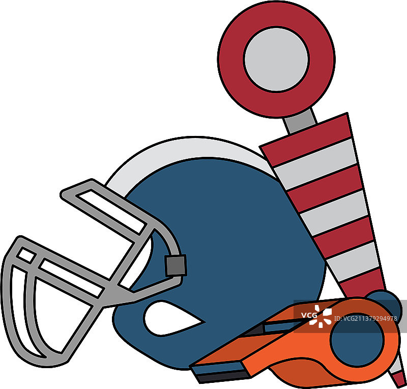 美式足球运动卡通游戏图片素材