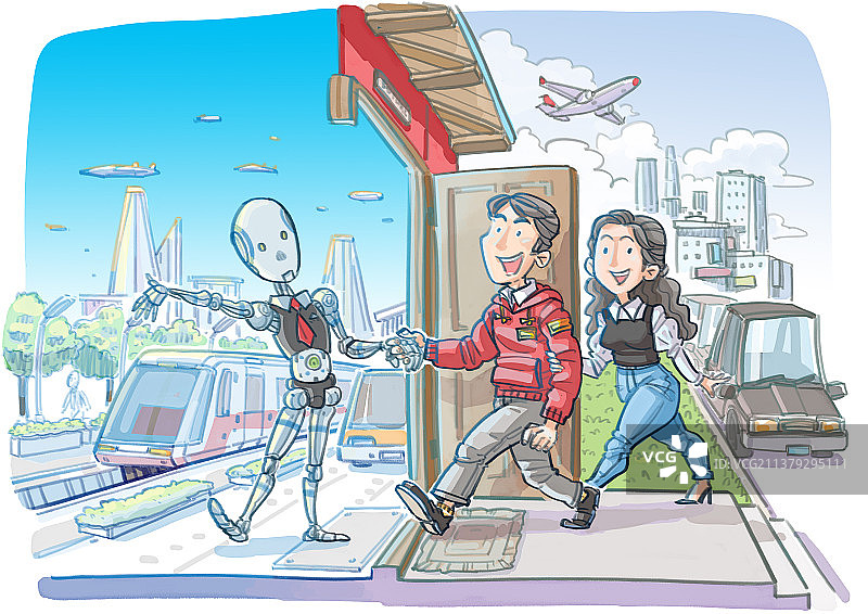 人工智能将为中国经济和人民的产生更好的影响图片素材