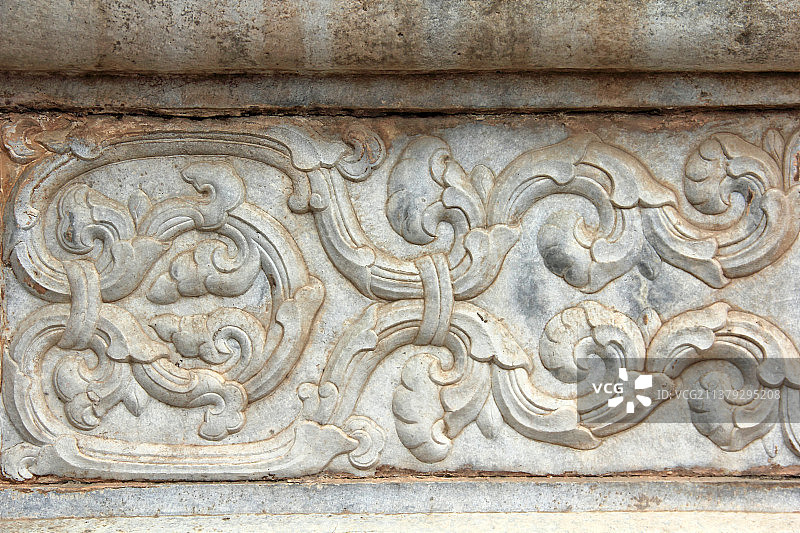 河北遵化清东陵岩石雕刻图片素材