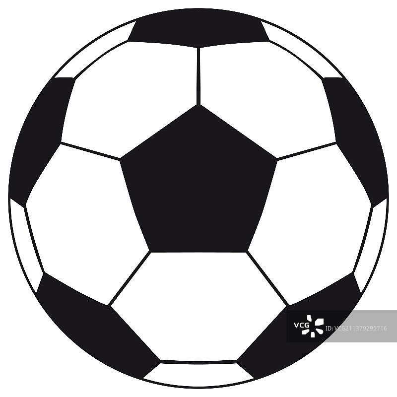 白色背景上的足球图片素材
