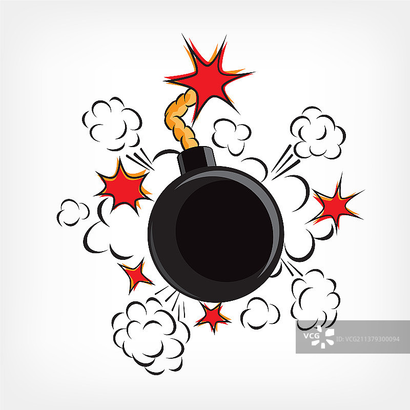 黑色炸弹爆炸图片素材